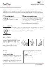 Предварительный просмотр 6 страницы Direct Healthcare Group SystemRoMedic FootStool 8090 Instructions For Use Manual