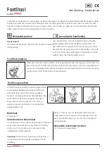 Предварительный просмотр 9 страницы Direct Healthcare Group SystemRoMedic FootStool 8090 Instructions For Use Manual