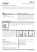 Предварительный просмотр 12 страницы Direct Healthcare Group SystemRoMedic FootStool 8090 Instructions For Use Manual