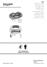 Preview for 1 page of Direct Healthcare Group SystemRoMedic ReTurnBelt Instructions For Use Manual