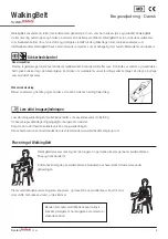 Preview for 9 page of Direct Healthcare Group SystemRoMedic WalkingBelt 6041 Instructions For Use Manual