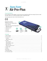 Preview for 3 page of Direct Healthcare Services Dyna-Form Air Pro-Plus User Manual