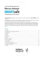 Preview for 3 page of Direct Healthcare Services Mercury Advance SMARTcare Service Manual