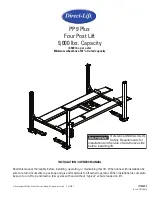 Preview for 1 page of Direct-Lift PP9 Plus Manual