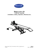 Preview for 1 page of Direct-Lift Pro Cycle XLT Installation-Safety-Operation-Maintenance