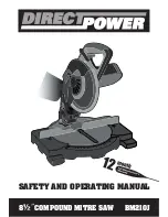 Предварительный просмотр 1 страницы Direct power BM210J Safety And Operating Manual