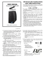 Direct power DP 400 User Manual preview