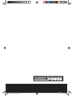 Предварительный просмотр 16 страницы Direct power DPB053STM Safety And Operating Manual