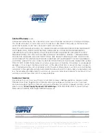 Предварительный просмотр 4 страницы Direct Supply Attendant SFP1 Owner'S Manual