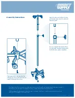 Preview for 2 page of Direct Supply Direct Choice IV Poles Assembly Instructions