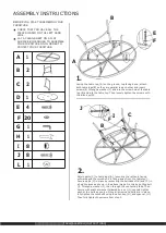 Direct Wicker TURIN ROUND Assembly Instructions preview