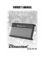 Directed Audio 200 Owner'S Manual preview