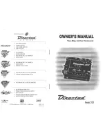 Directed Audio 202 Owner'S Manual preview