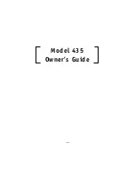 Directed Electronics 435 Owner'S Manual preview