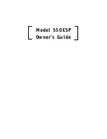 Directed Electronics 550ESP Owner'S Manual preview