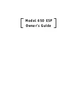 Directed Electronics 650 ESP Owner'S Manual предпросмотр