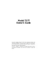 Directed Electronics 737T Owner'S Manual preview