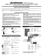 Предварительный просмотр 1 страницы Directed Electronics AutoCommand 28624T Installation Manual