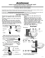 Directed Electronics AutoCommand 40027 Installation Manual preview