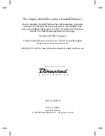 Предварительный просмотр 20 страницы Directed Electronics Avital 4113 Owner'S Manual