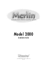 Preview for 1 page of Directed Electronics MERLIN 2000 Installation Manual