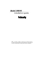 Directed Electronics ProSecurity SR6000 Installation Manual preview