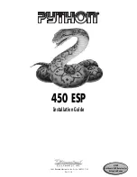 Directed Electronics Python 450 ESP Installation Manual preview