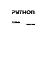 Directed Electronics Python 500 Owner'S Manual preview