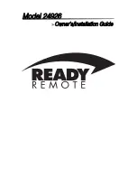 Предварительный просмотр 1 страницы Directed Electronics READY REMOTE 24926 Owner'S Installation Manual