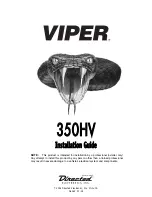 Directed Electronics Viper 350HV Installation Manual preview