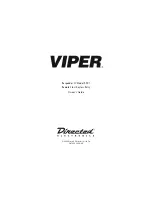 Предварительный просмотр 1 страницы Directed Electronics Viper 5501 Owner'S Manual