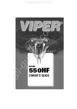 Directed Electronics Viper 550HF Owner'S Manual preview