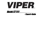 Preview for 1 page of Directed Electronics Viper 571XV Owner'S Manual