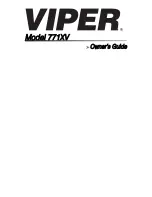 Preview for 1 page of Directed Electronics Viper 771XV Owner'S Manual