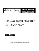 Directed Video VDC301 Owner'S Installation Manual preview