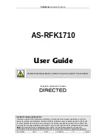 Directed AS-RFK1710 User Manual preview