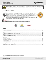 Preview for 1 page of Directed DBALL-GM10 XPRESSKIT Quick Reference Manual