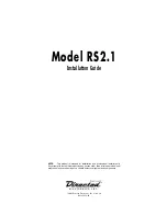 Directed RS2.1 Installation Manual preview