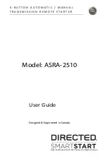 Preview for 1 page of Directed SMARTSTART ASRA-2510 User Manual