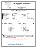 Directive Systems & Engineering DSE2345LYK Assembly Instructions preview