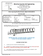 Предварительный просмотр 1 страницы Directive Systems & Engineering DSE2414LYRM Assembly Instructions