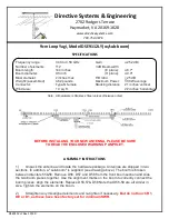 Preview for 1 page of Directive Systems & Engineering DSE9112LY Manual