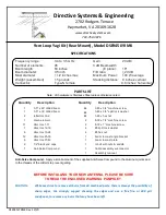 Directive Systems & Engineering DSE945LYRMK Quick Start Manual preview