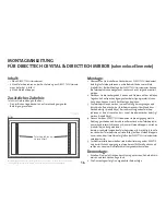 Предварительный просмотр 16 страницы DIRECTTECH Crystal D1000 Manual