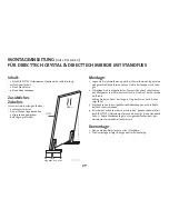 Предварительный просмотр 29 страницы DIRECTTECH Crystal D1000 Manual