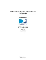 Предварительный просмотр 1 страницы DirecTV HR20 Installation Manual