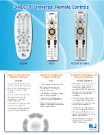 Preview for 1 page of DirecTV RC32 Brochure