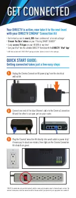 DirecTV Wireless Cinema Connection Kit Get Connected предпросмотр