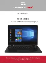 DIREKT-TEK DTLAPY116-1 User Manual preview