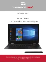 DIREKT-TEK DTLAPY133-1 User Manual preview